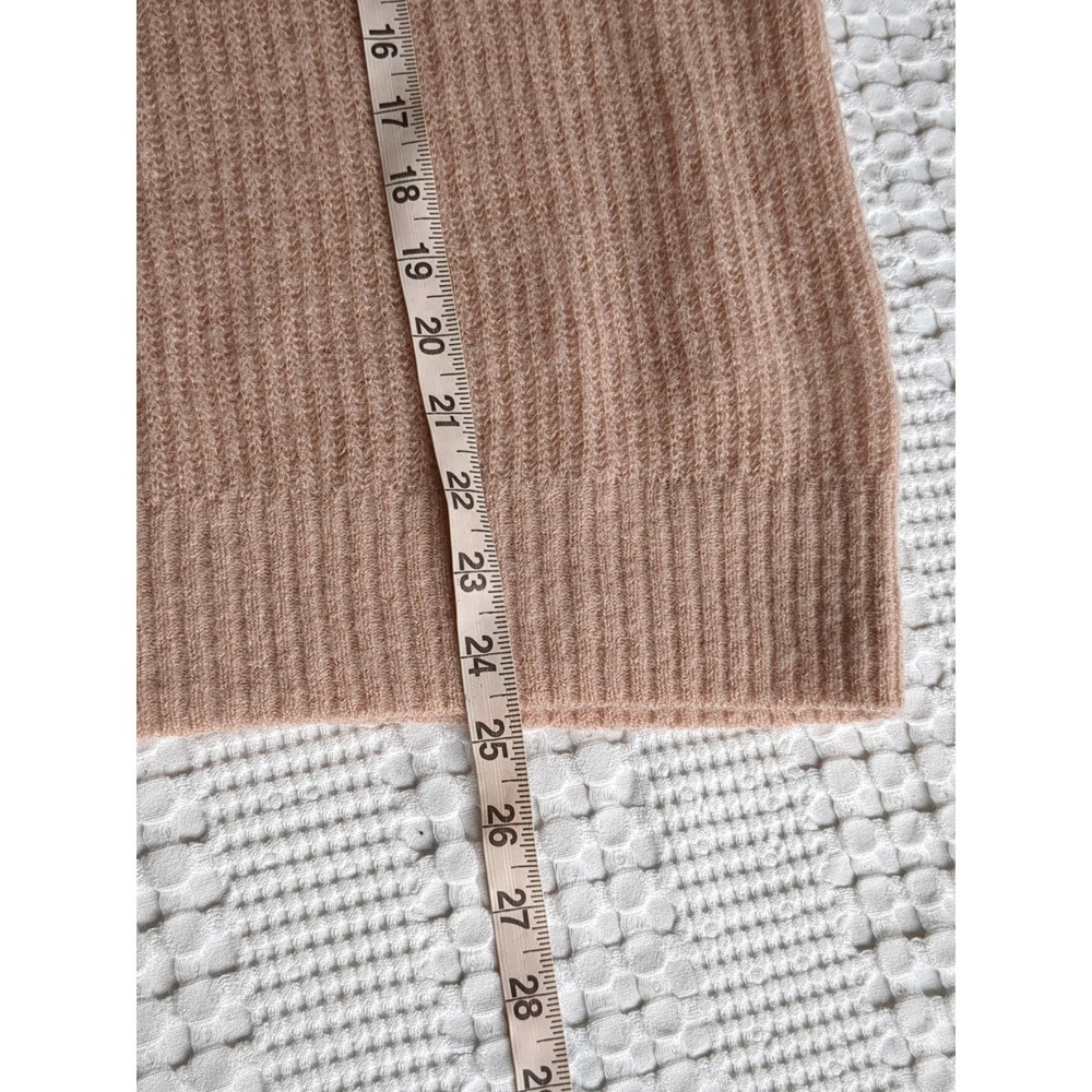 Everlane Oversized‎ Alpaca Crew Sweater Sz XS Peach Orange - Picture 3 of 9